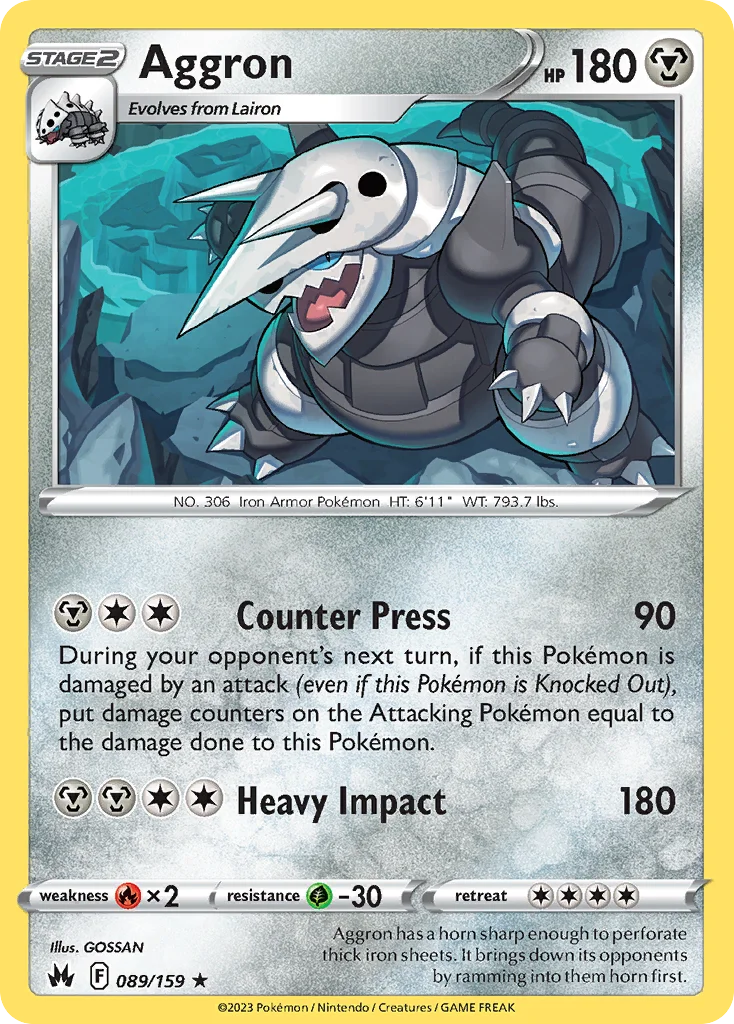 Aggron 089 Crown Zenith
