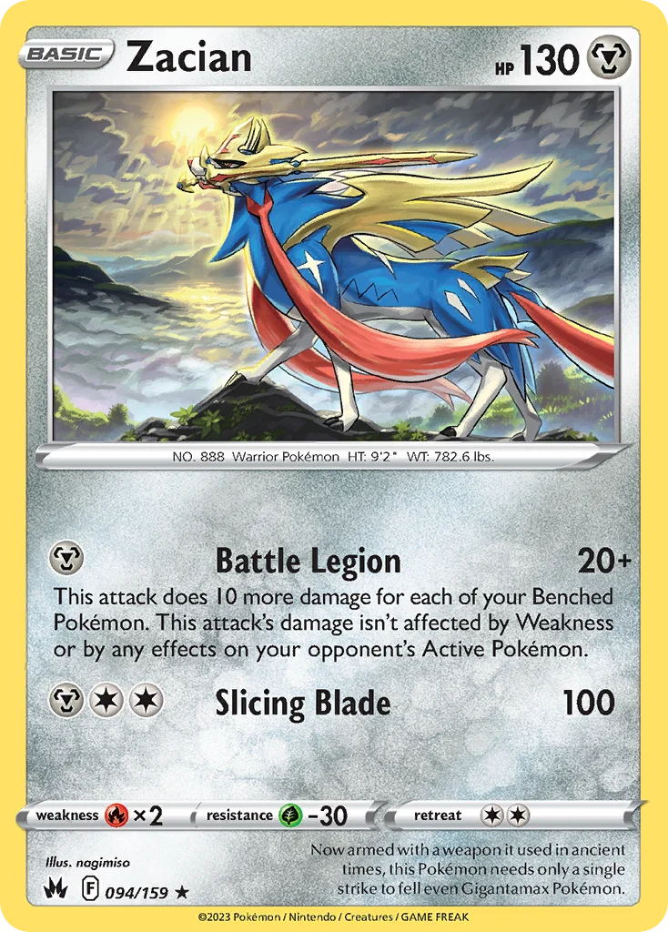 Zacian 094 Crown Zenith