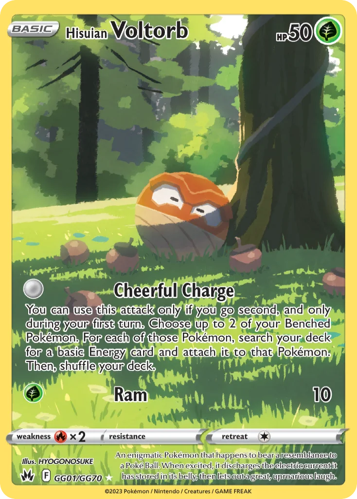 Hisuian Voltorb GG01 Crown Zenith