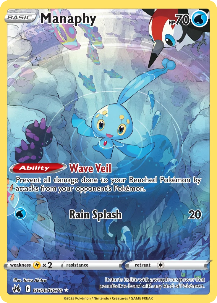 Manaphy GG06 Crown Zenith