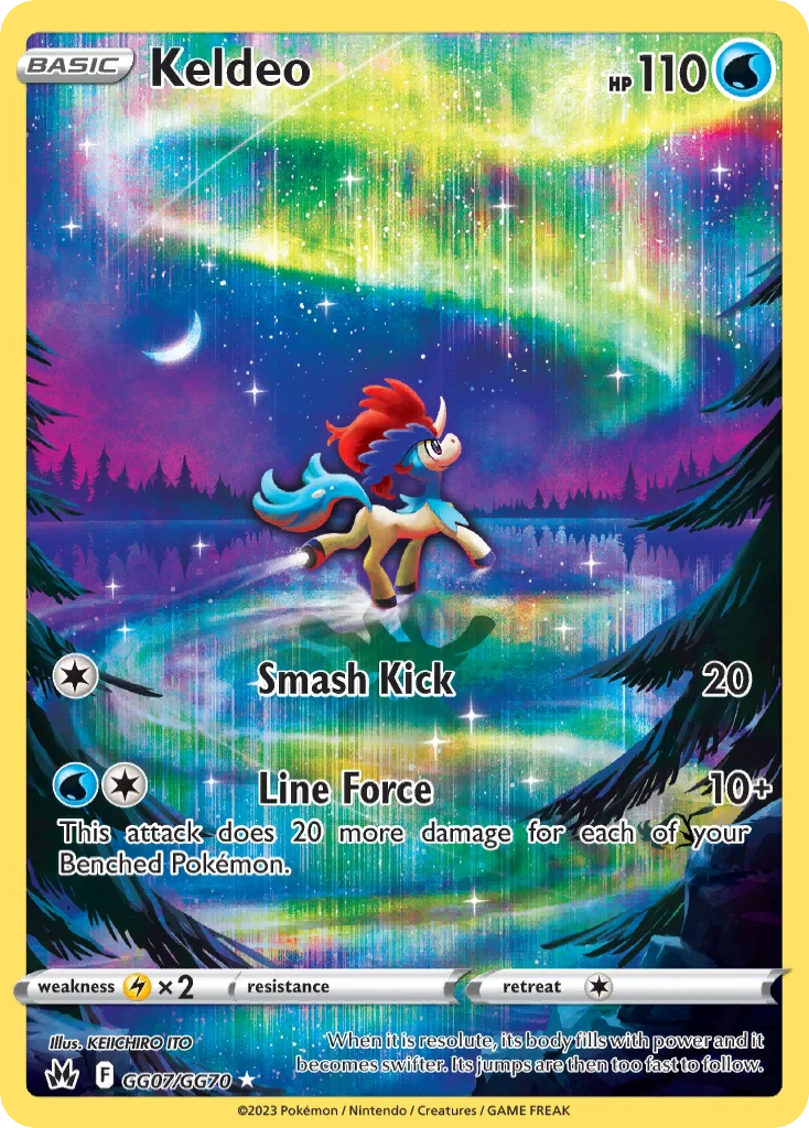 Keldeo GG07 Crown Zenith