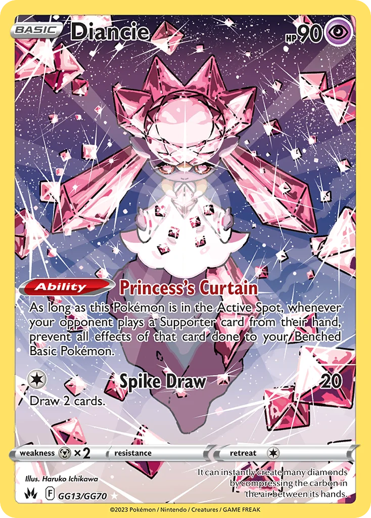 Diancie GG13 Crown Zenith