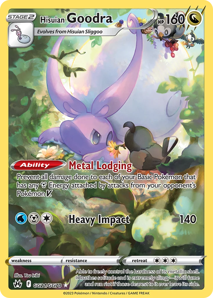 Hisuian Goodra GG21 Crown Zenith