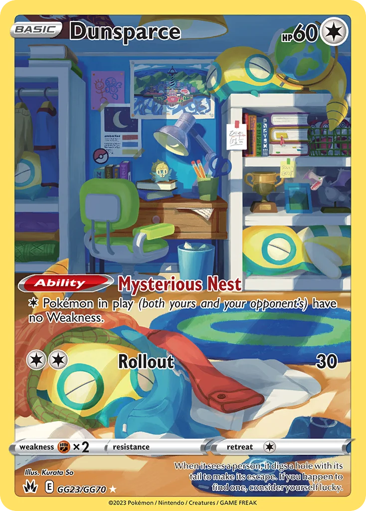 Dunsparce GG23 Crown Zenith