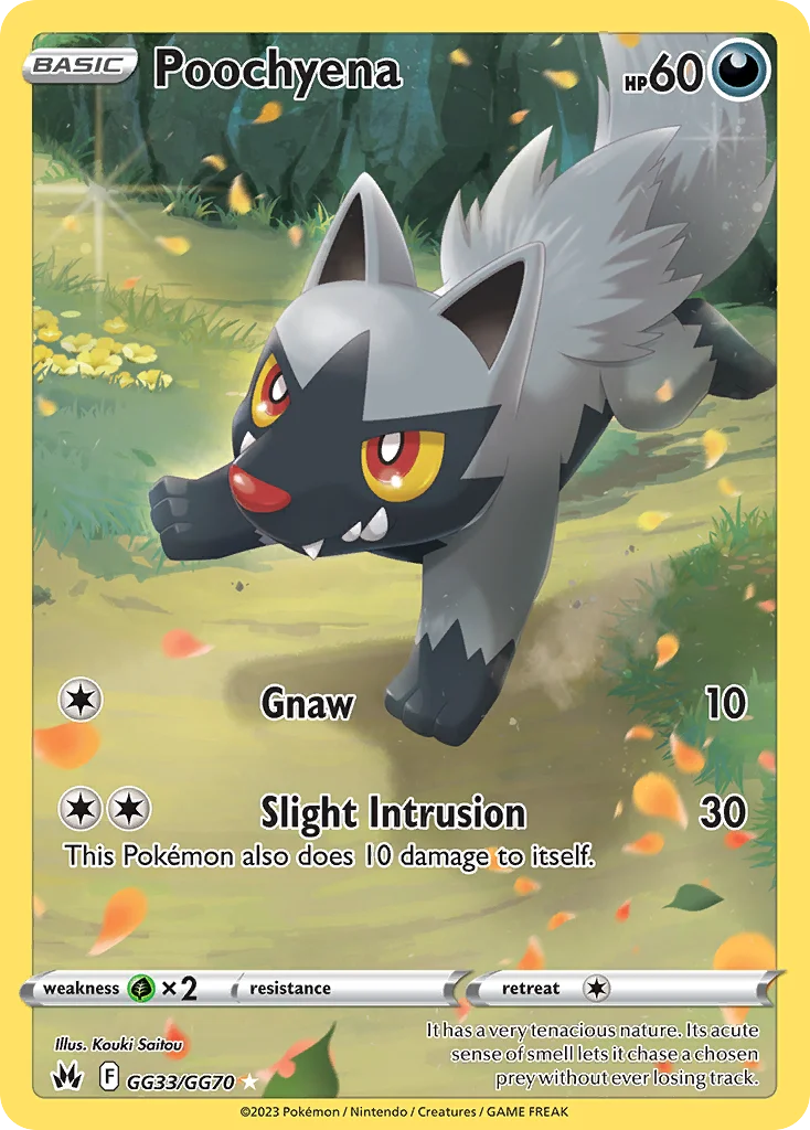 Poochyena GG33 Crown Zenith
