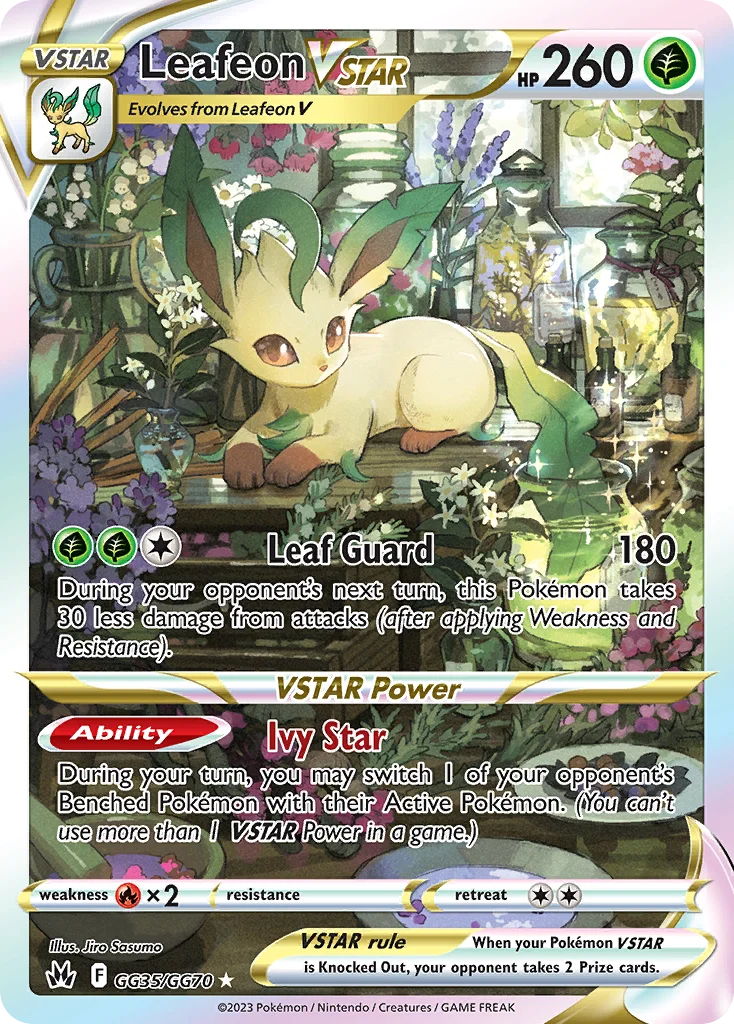 Leafeon VSTAR GG35 Crown Zenith