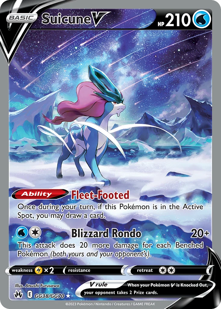 Suicune V GG38 Crown Zenith