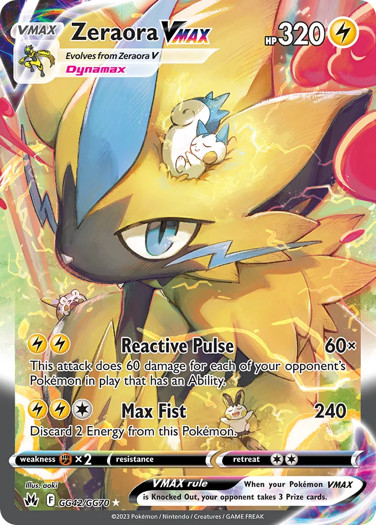 Zeraora VMAX GG42 Crown Zenith
