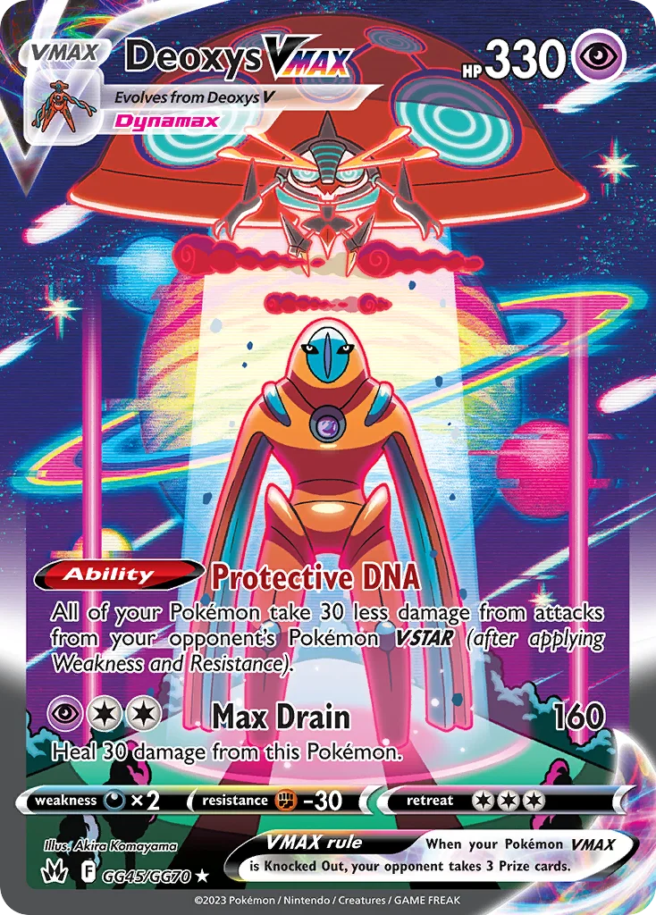 Deoxys VMAX GG45 Crown Zenith