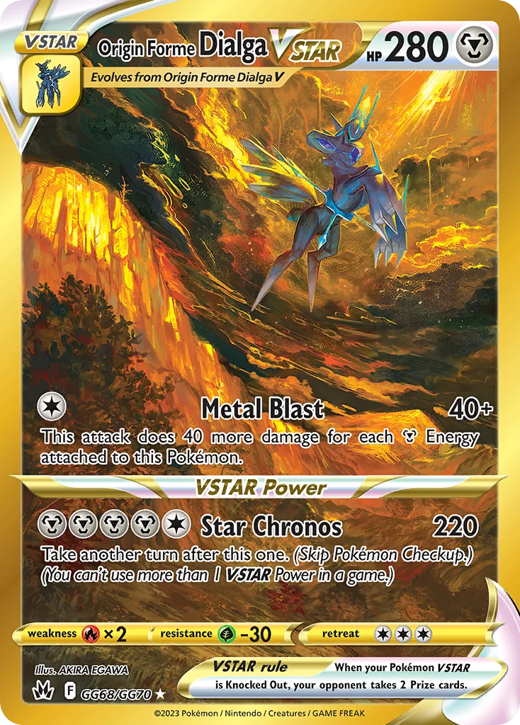 Origin Forme Dialga VSTAR GG68