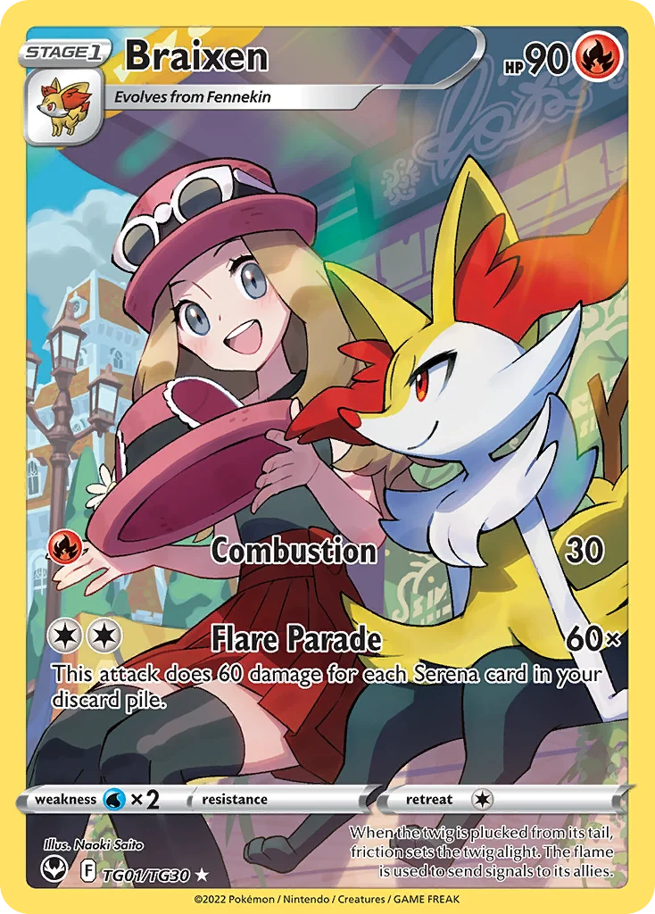 Braixen TG01 Silver Tempest