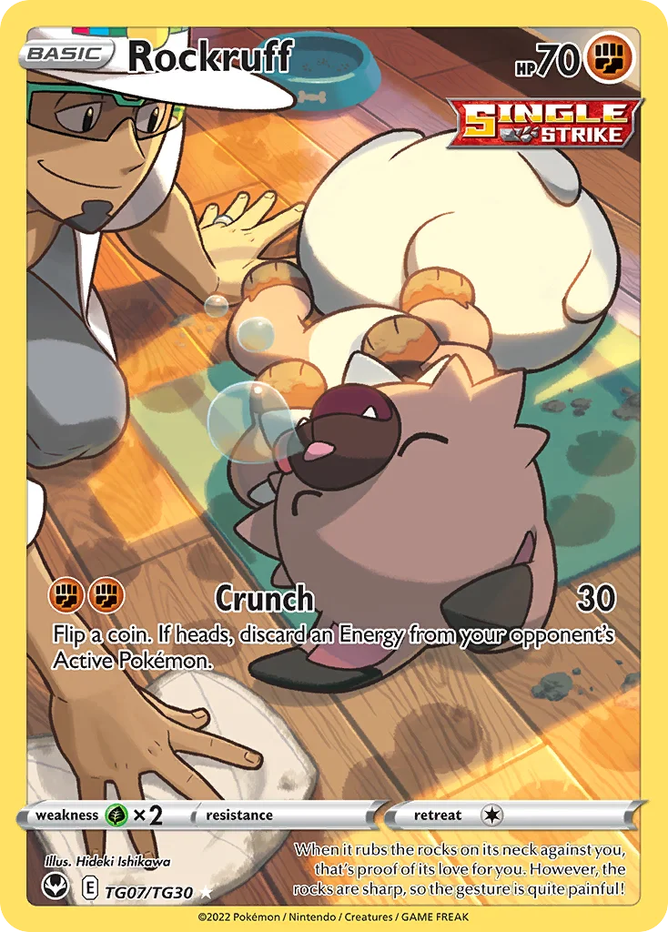 Rockruff TG07 Silver Tempest