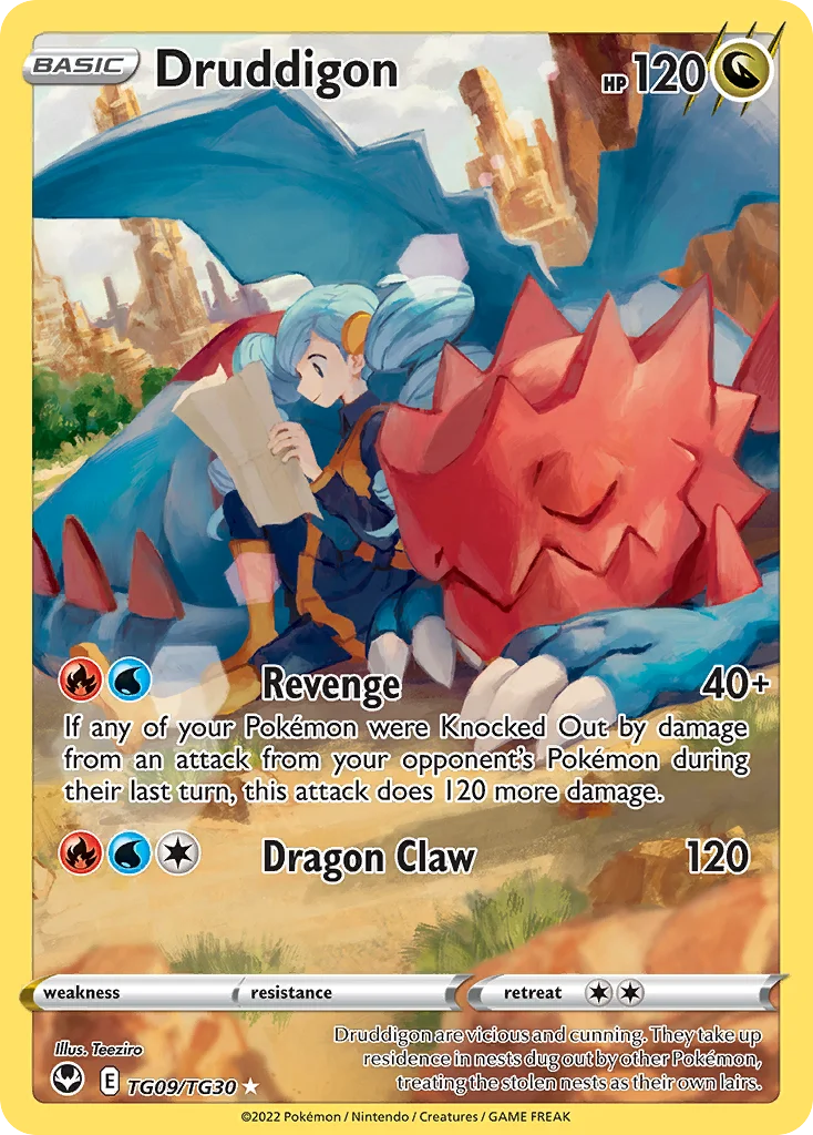 Druddigon TG09 Silver Tempest