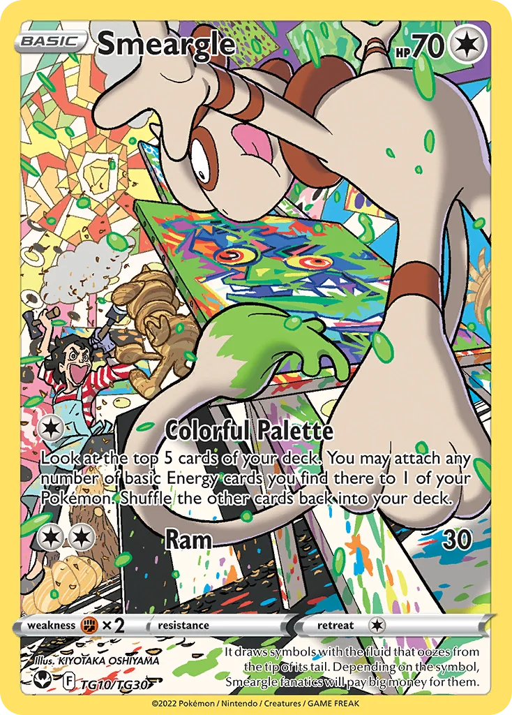 Smeargle TG10 Silver Tempest