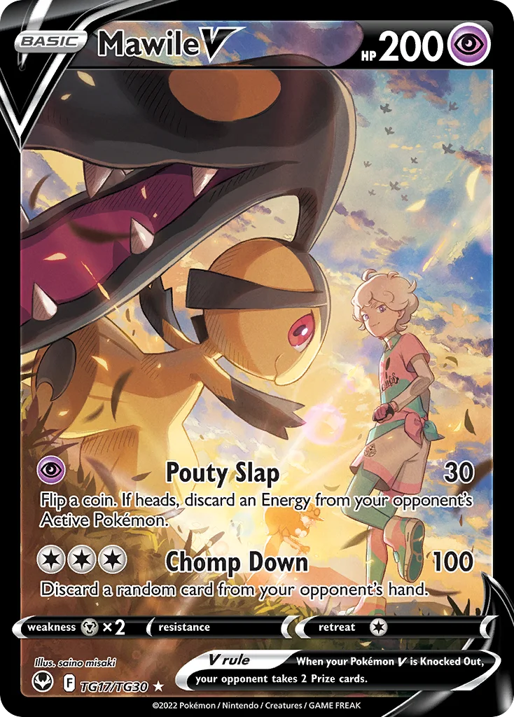 Mawile V TG17 Silver Tempest