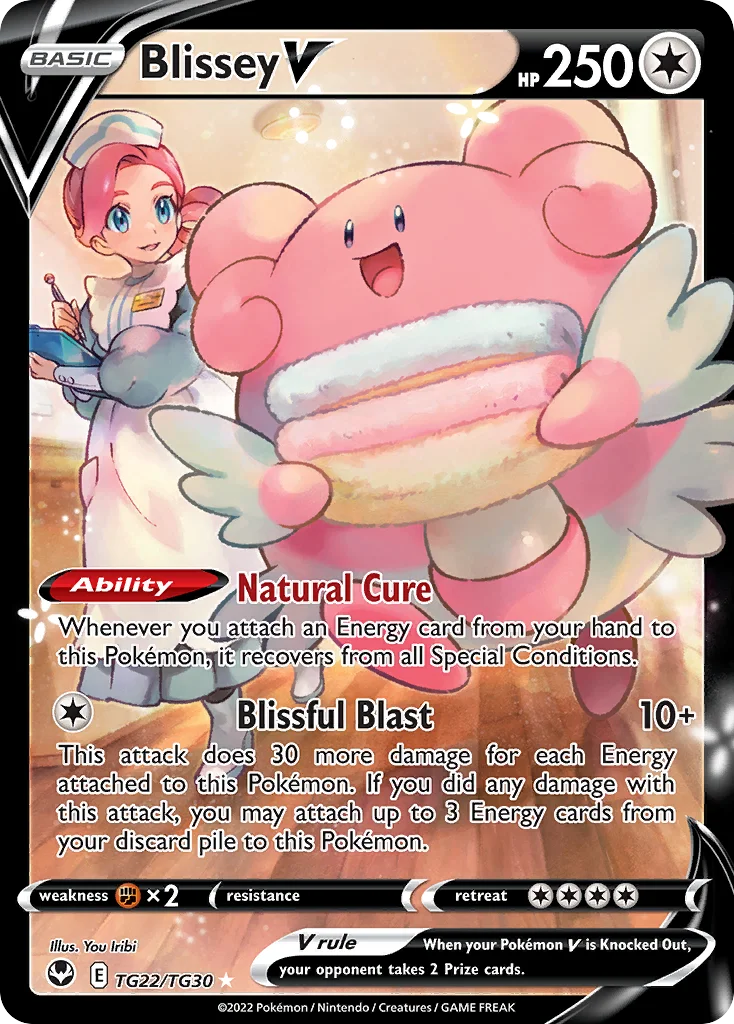 Blissey V TG22 Silver Tempest