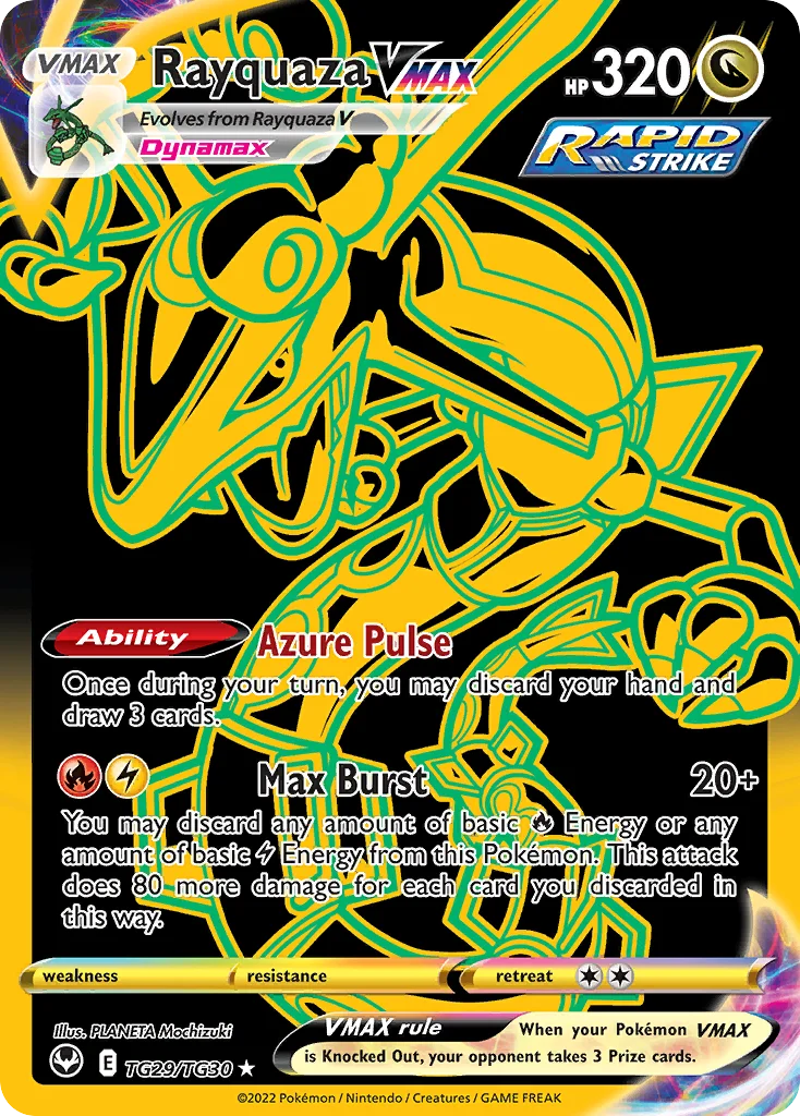 Rayquaza VMAX TG29 Silver Tempest