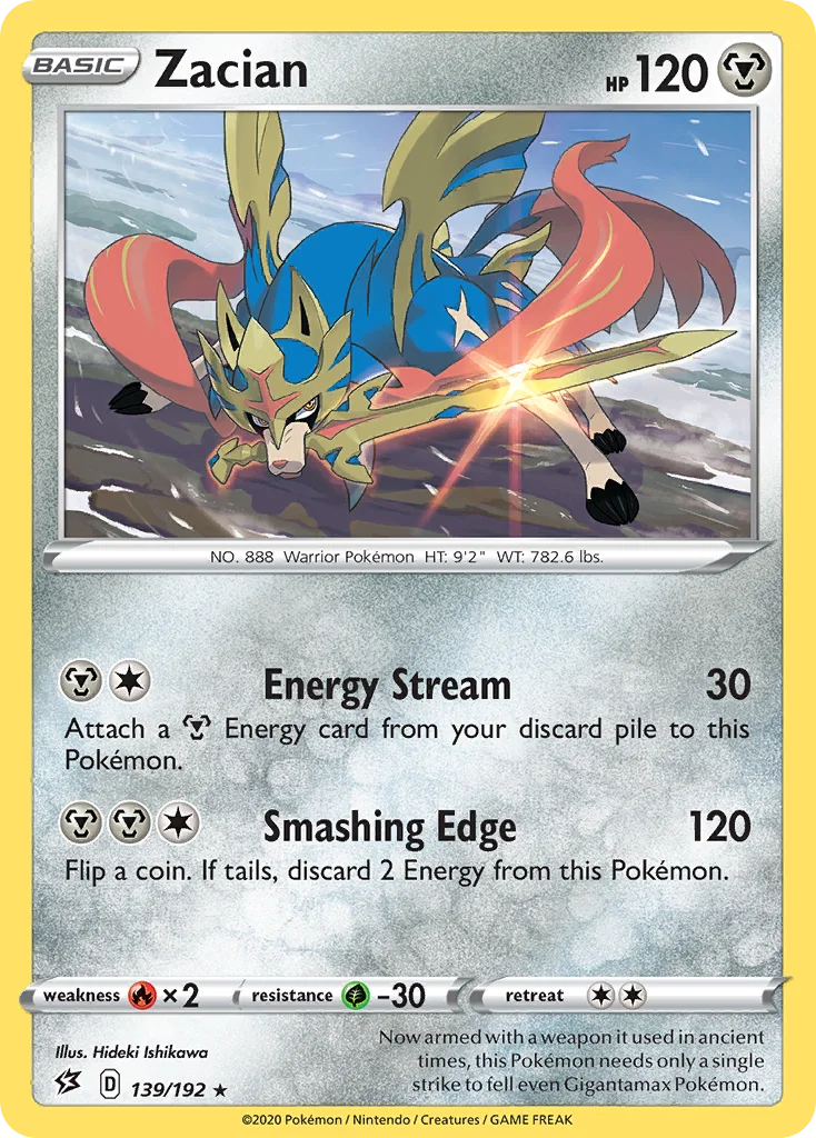 Zacian 139 Rebel Clash