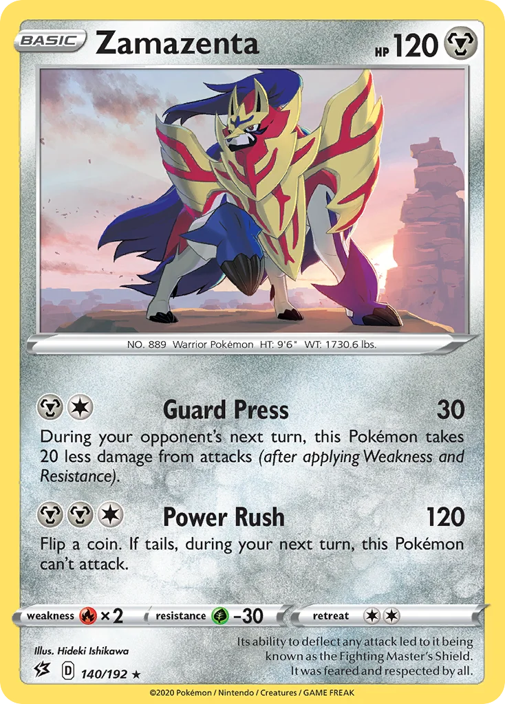 Zamazenta 140 Rebel Clash