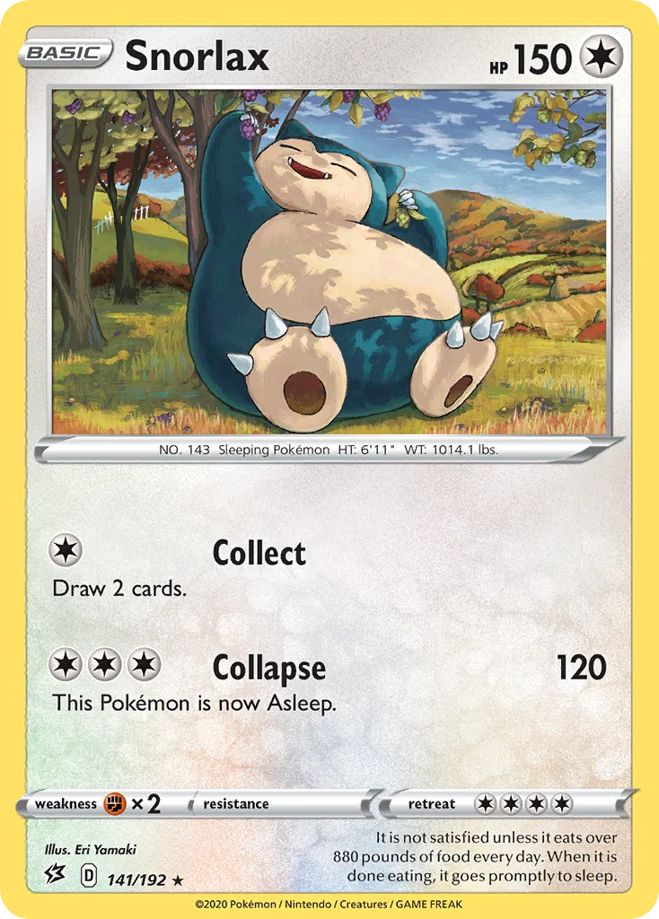 Snorlax 141 Rebel Clash