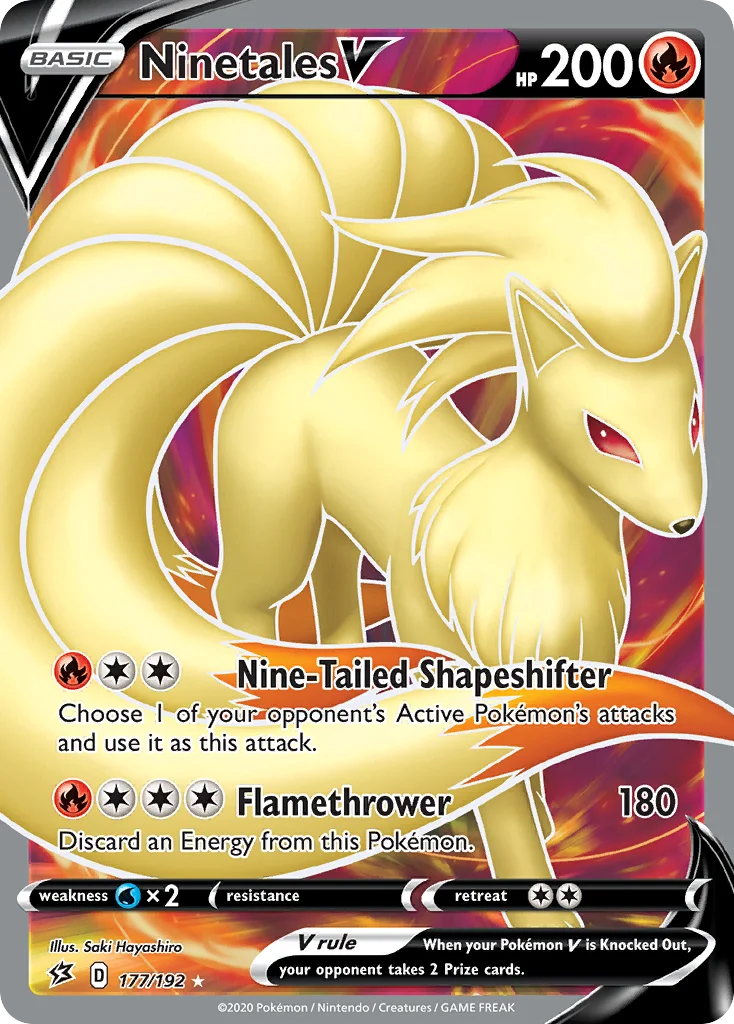 Ninetales V (Full Art) 177