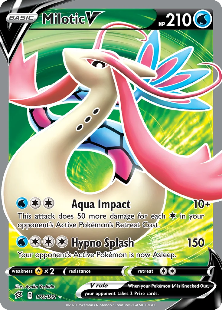 Milotic V (Full Art) 179 Rebel Clash