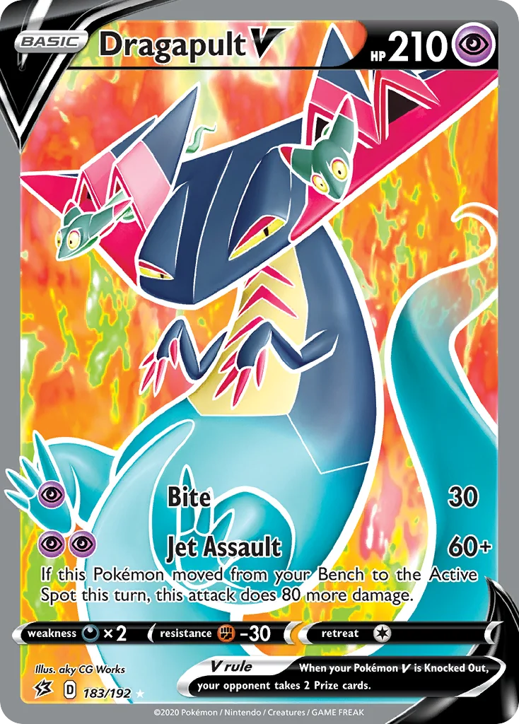 Dragapult V (Full Art) 183 Rebel Clash