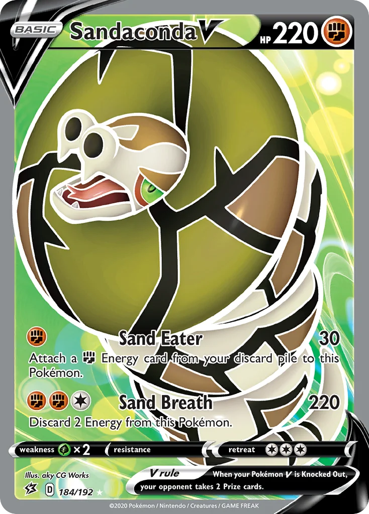 Sandaconda V (Full Art) 184 Rebel Clash