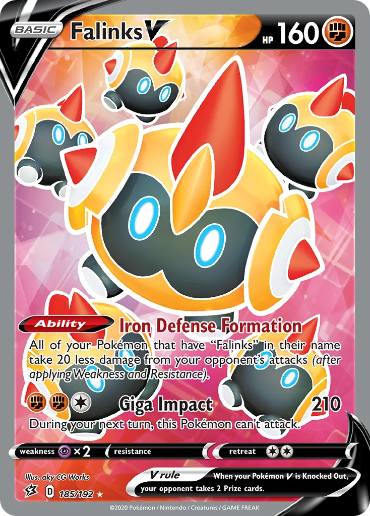 Falinks V (Full Art) 185 Rebel Clash