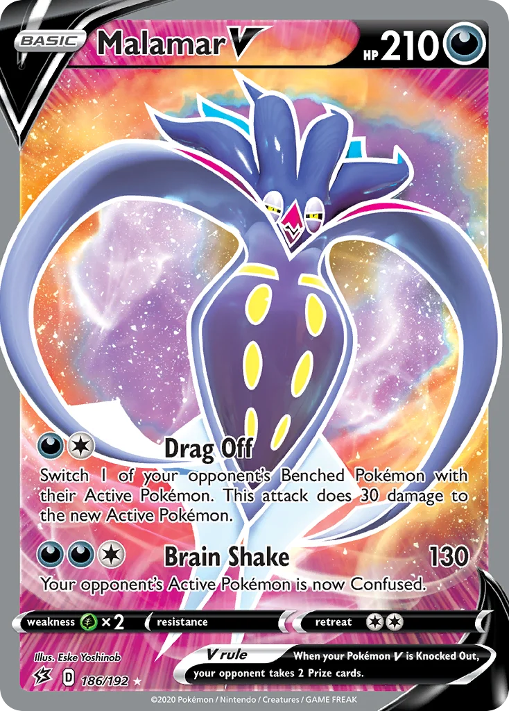 Malamar V (Full Art) 186 Rebel Clash