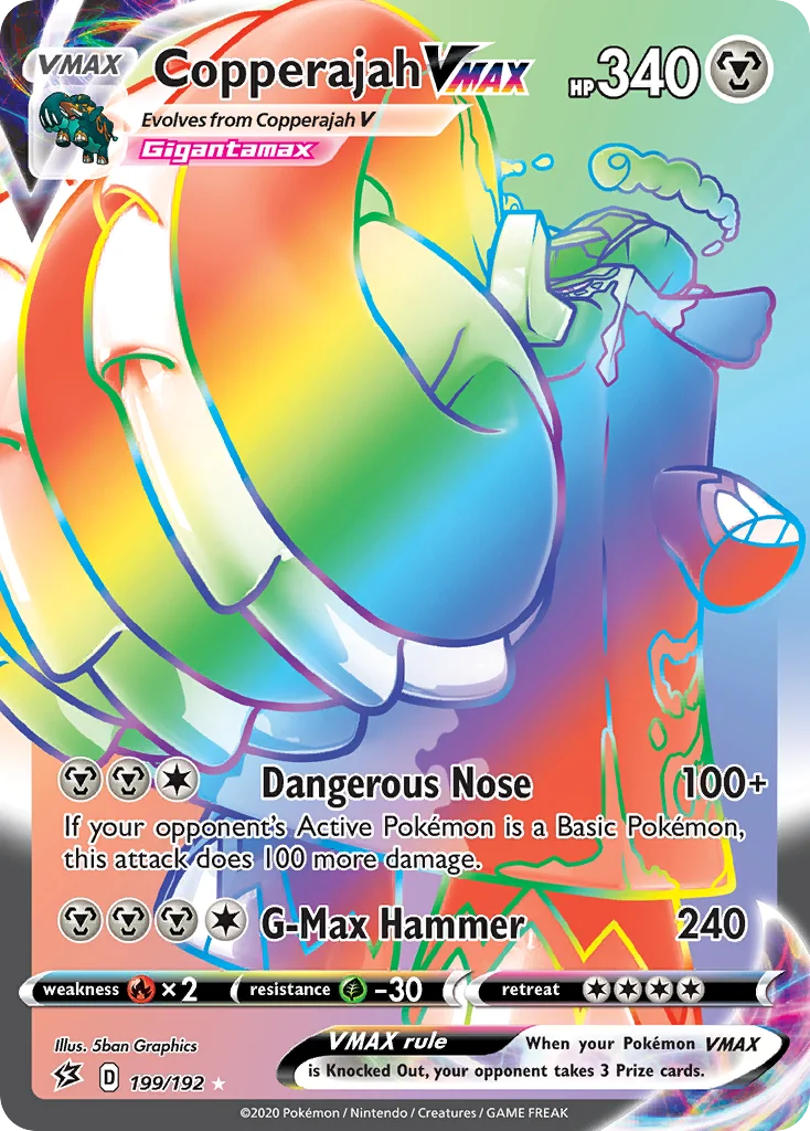 Copperajah VMAX 199 Rebel Clash Pokemon Card