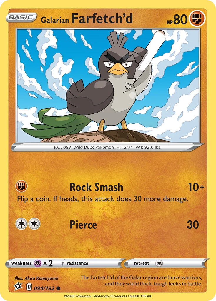Galarian Farfetch'd 094 Rebel Clash