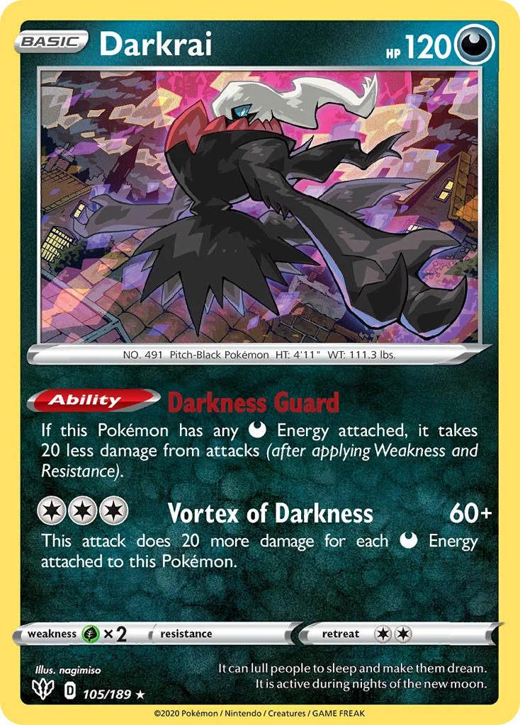 Darkrai 105 Darkness Ablaze