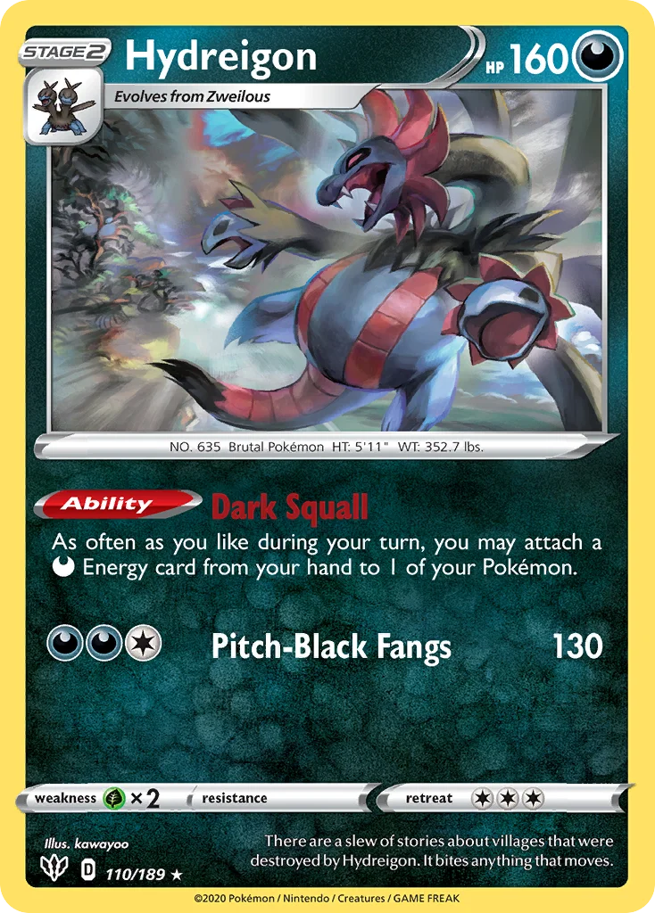Hydreigon 110 Darkness Ablaze