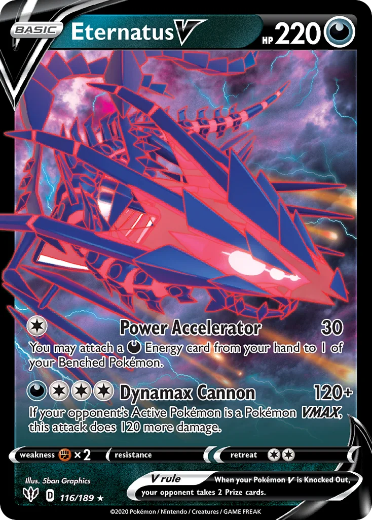 Eternatus V 116 Darkness Ablaze