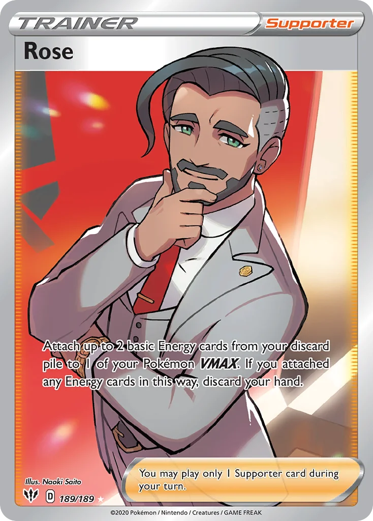 Rose (Full Art) 189 Darkness Ablaze