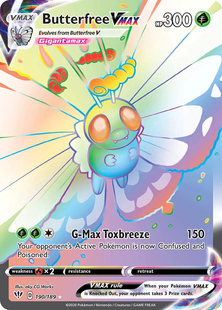 Butterfree VMAX (Secret) 190