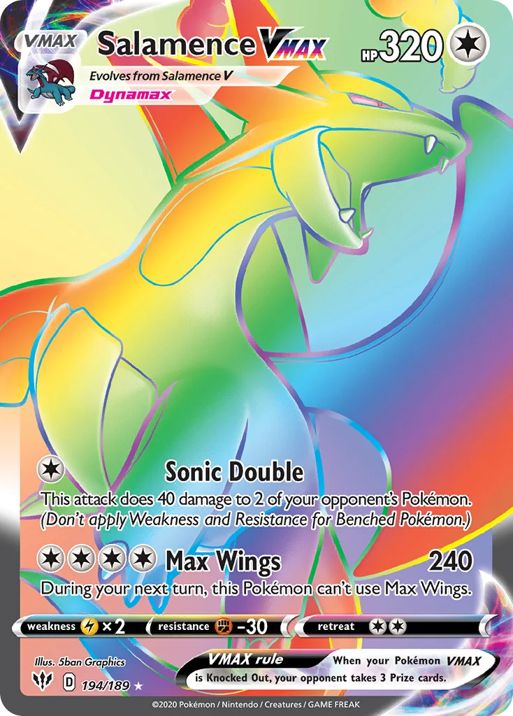 Salamence VMAX (Secret) 194