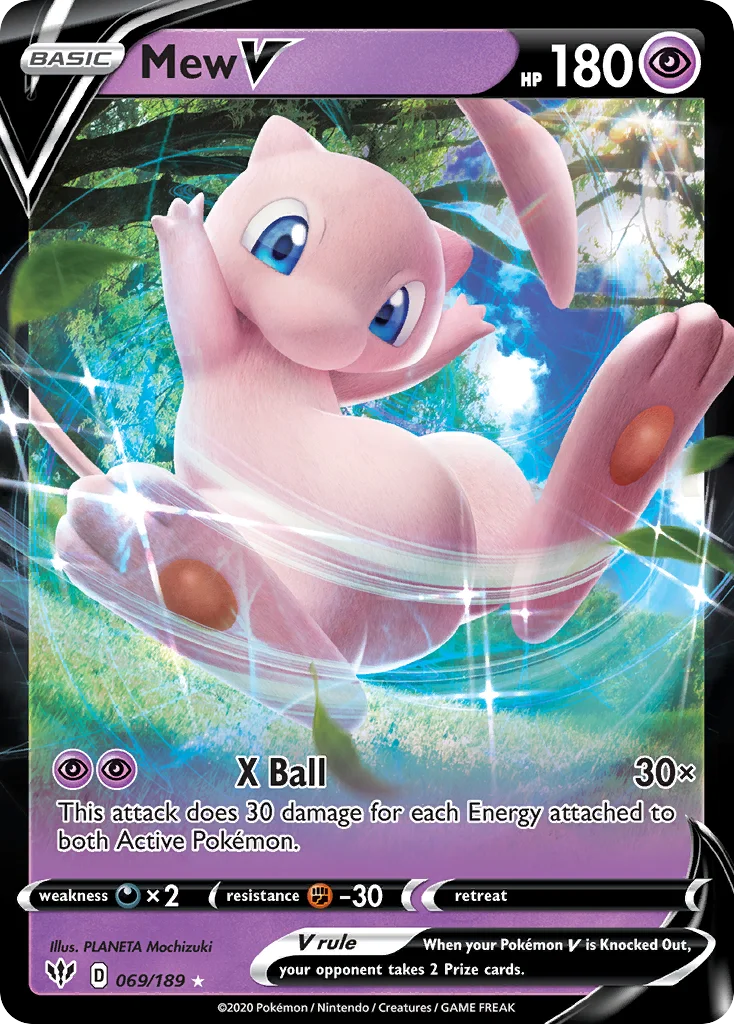Mew V 069 Darkness Ablaze