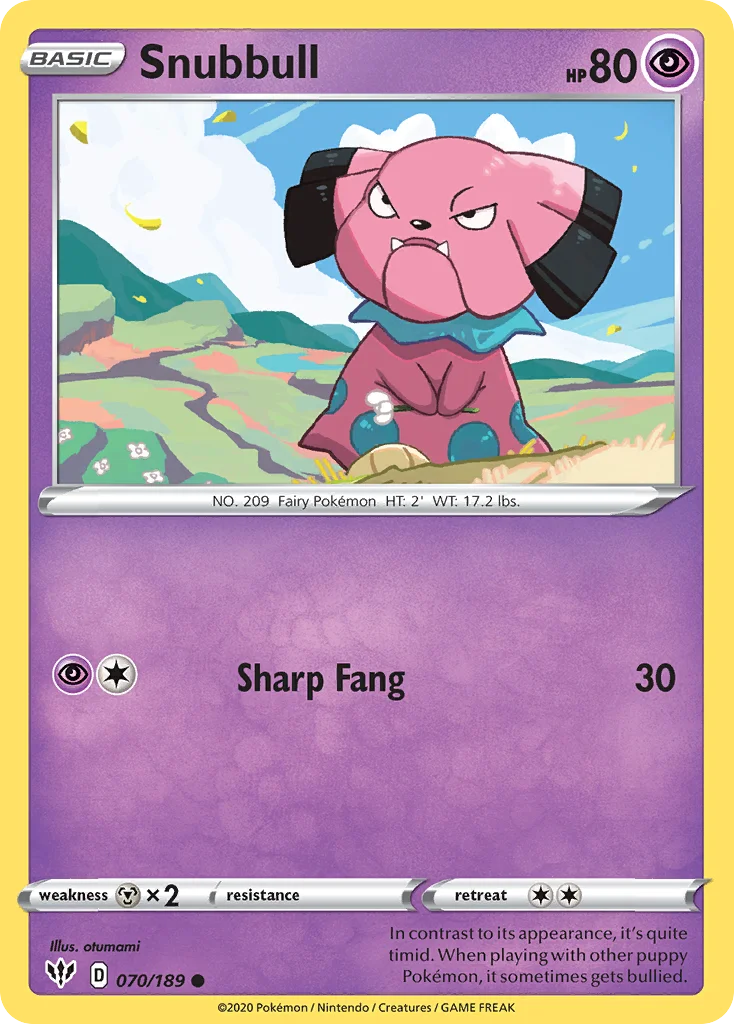 Snubbull 070 Darkness Ablaze