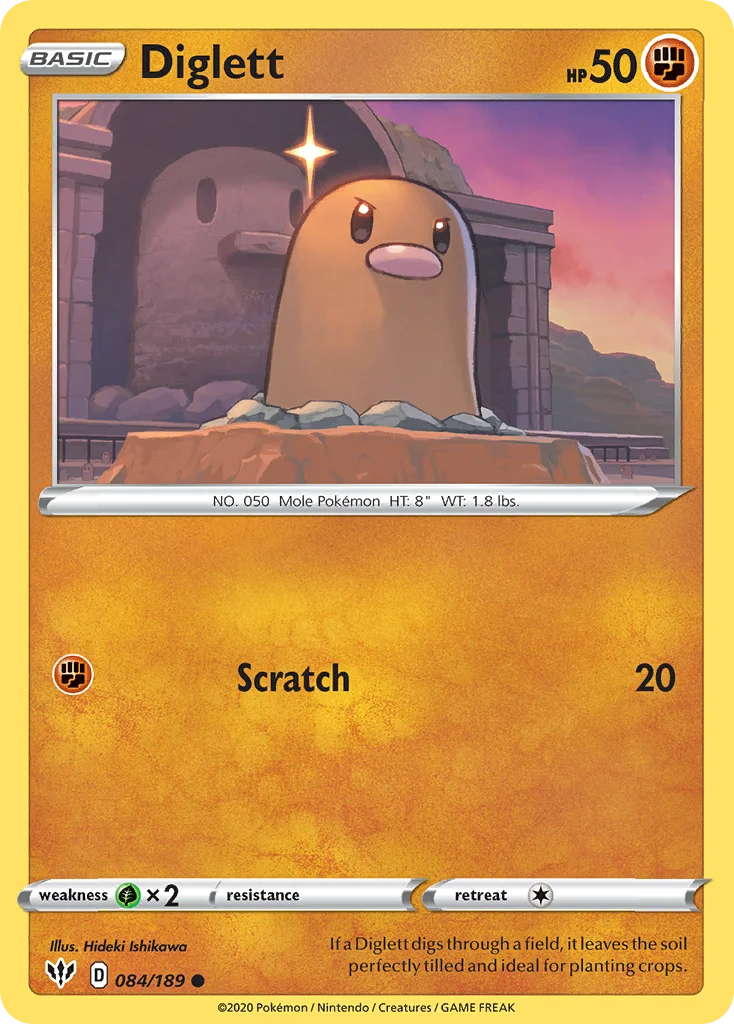 Diglett 084 Darkness Ablaze