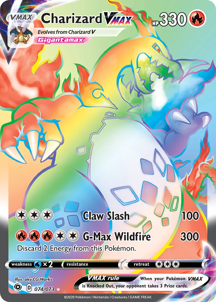 Charizard VMAX 074 Champion's Path Pokemon Card