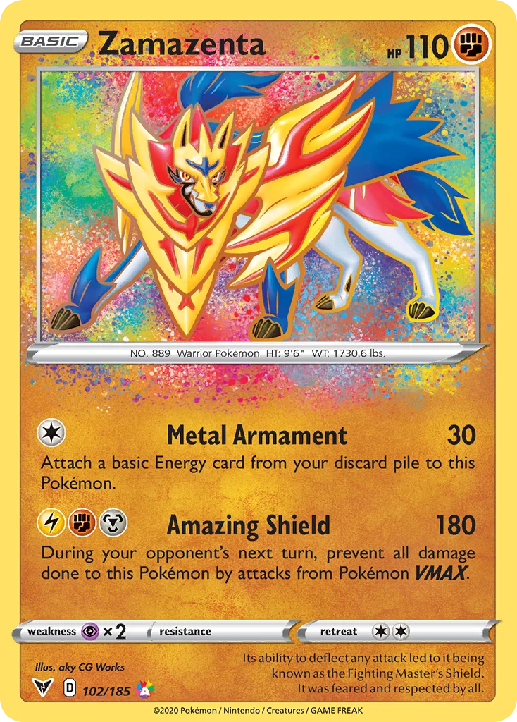Zamazenta 102 Vivid Voltage