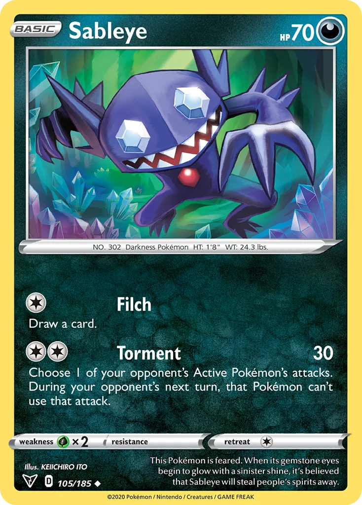 Sableye 105 Vivid Voltage