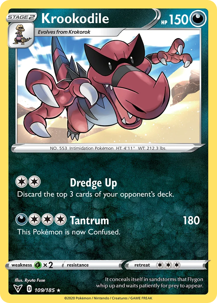 Krookodile 109 Vivid Voltage