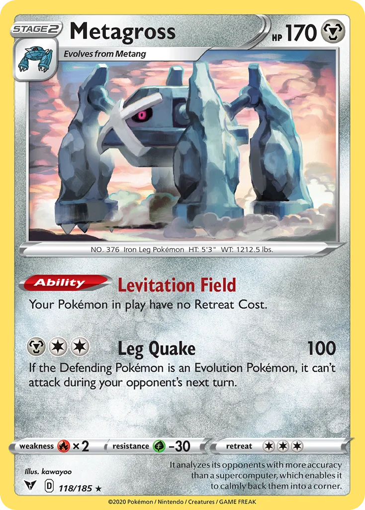 Metagross 118 Vivid Voltage