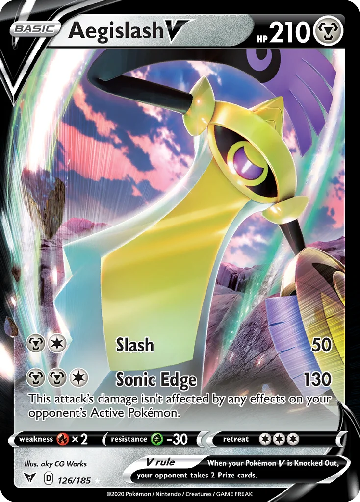 Aegislash V 126 Vivid Voltage