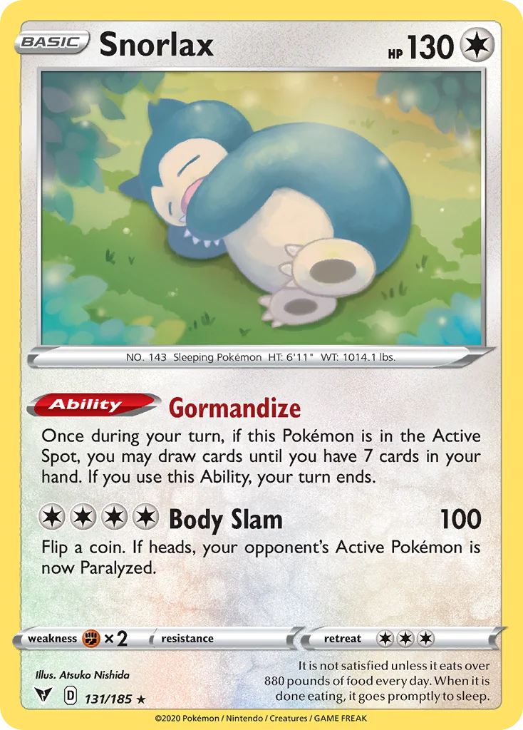 Snorlax 131 Vivid Voltage