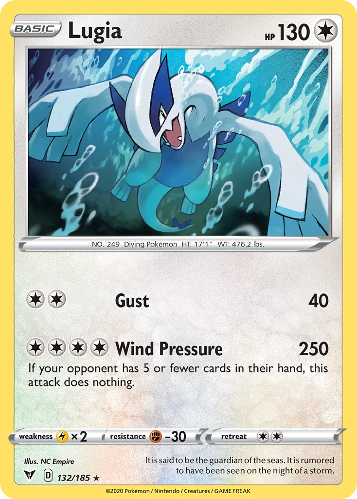 Lugia 132 Vivid Voltage