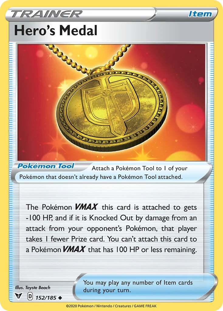 Hero's Medal 152 Vivid Voltage
